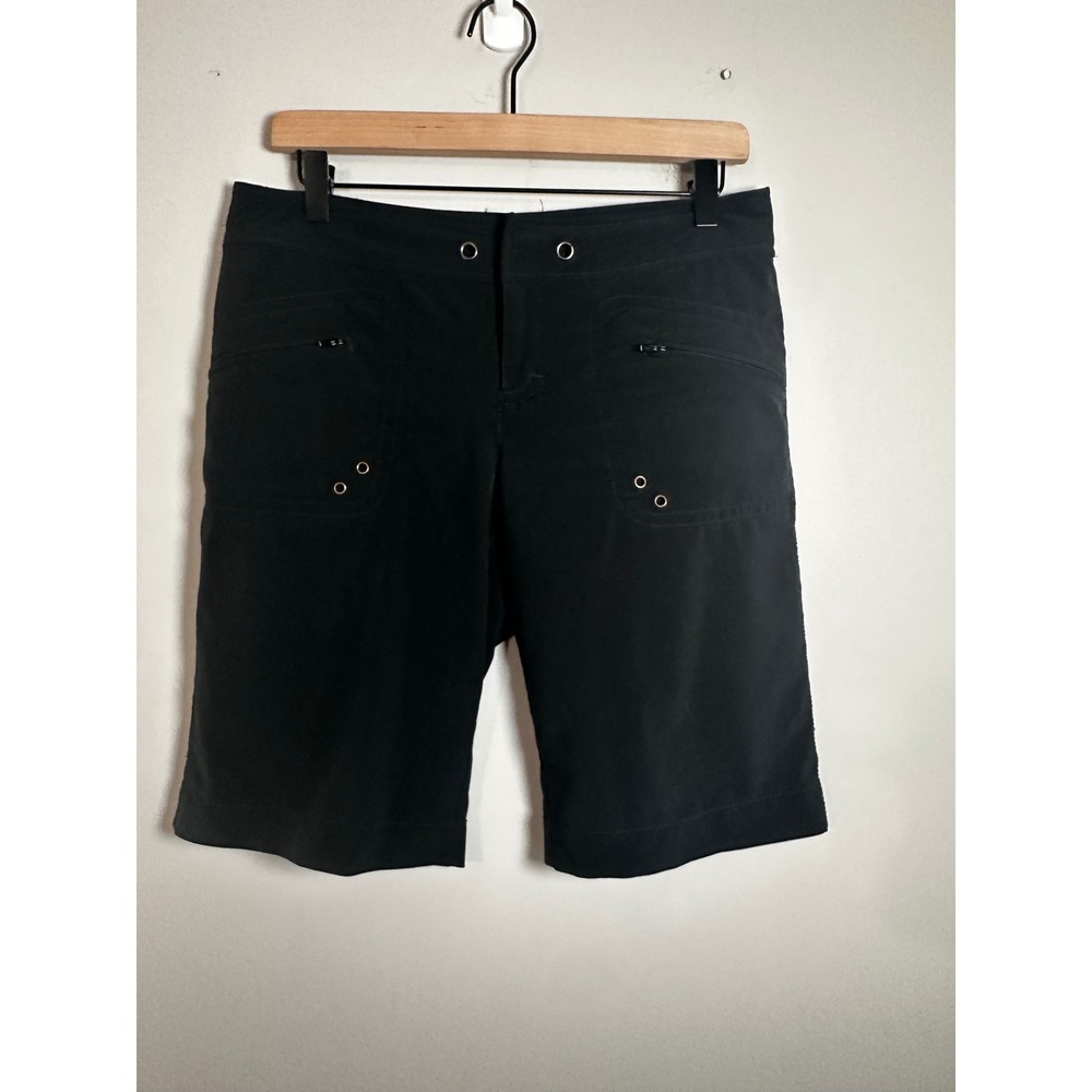 Athleta Black Pedal Pusher‎ Pants Womens 4 Hiking Travel Active 739413
